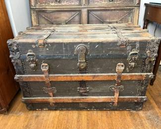 216 Vintage Steamer Trunk