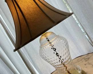 216 Hobnail Glass Table Lamp
