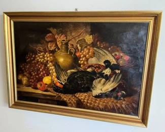 216 Charles Thomas Bale Still Life Oil c.1800s