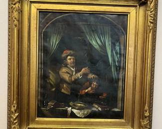 216 Gerrit Dou Dutch Fine Painters School The Dentist Oil Painting