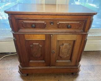 216 Victorian Antique Walnut Commode