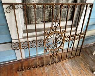 216 Cemetary Wrought Iron Architectural Panel