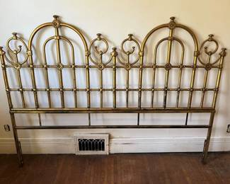 216 Victorian Solid Brass King Bed Frame