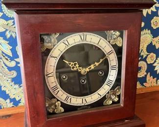 216 Wuersch Vintage Westminster Chime Carriage Mantel Clock