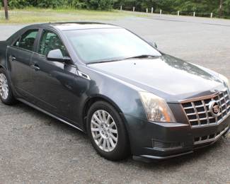 20212 Cadillac CTS 3.0L Luxury Automobile One Owner Sedan 4 DR 3.0L V6 F DOHC 24V Gasoline Rear Wheel Drive, Showing 102541 miles, does have left rear quarter panel damage.