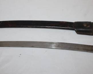 Antique Napoleonic French Infantry Short Sabre pattern 1801 Sword & Scabbard 28.5" long