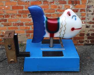 Vintage Coin Operated "Fish" Child's Ride