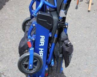 Air Hawk Folding Power Wheelchair Working great, lightly used
