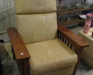 Awesome oak recliner