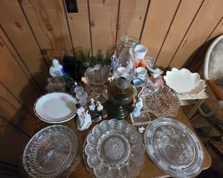 Various old Glassware