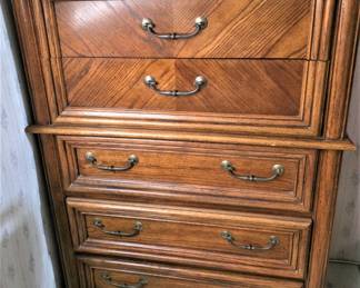 Chest of Drawers that match the dresser and hutch can be picked up early