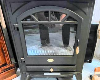 Electric Fireplace works and great for an apartment or bedroom