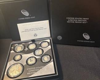 2020 U.S. Mint Limited Edition Silver Proof Set  Complete w OGP  COA  American Silver Eagle