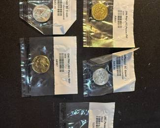Lot of U.S. Mint  Littleton Coins  Presidential, Sacagawea, Native American Dollars, Nickels, Kenn