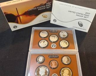 2017 United States Mint Proof Set Complete w Original Box  COA  10 Proof Coins