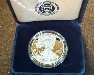 2011W American Silver Eagle Proof with the original U.S. Mint box and Certificate of Authenticity