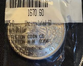 Lot of 7 Morgan Silver Dollars  1888, 1890, 1892, 1896, 1898, 1901  1901  90 Silver U.S. Coins