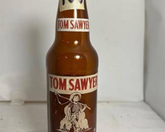 Tom Sawyer Root Beer Soda Bottle