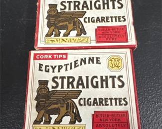 Egyptienne Straights Cigarettes Boxes