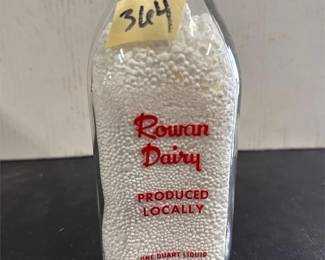 Rowan Dairy NC Milk Bottle