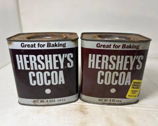 Hershey's Cocoa Tins