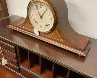 Antique mantle clock. Works good. With key