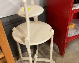 Small white stand