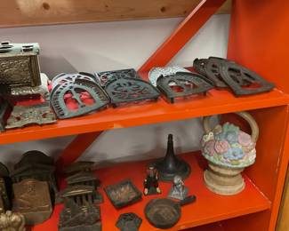 Cast Iron pieces on sale except the duck boot scraper. 