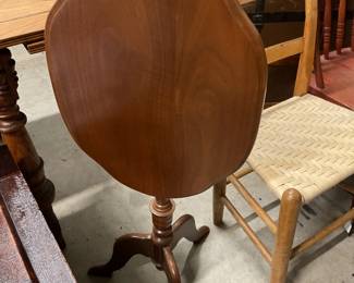 Space saving Tilt top table. Vintage. 