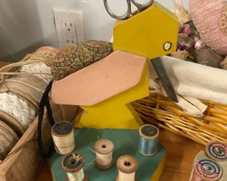 Handcrafted sewing caddy