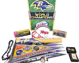 Ultimate Baltimore Ravens Collection Balfour Super Bowl XXXV Ring Set, Metal Sign, Pennants, More