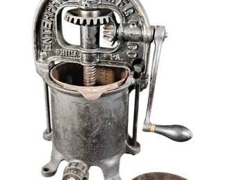 Vintage Enterprise Mfg Co Cast Iron Press... Solid, AmericanMade Cast Iron