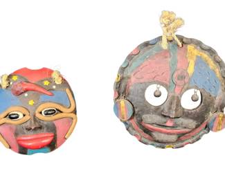 Vintage Brazilian Folk Art Masks  Paiva Artesanato