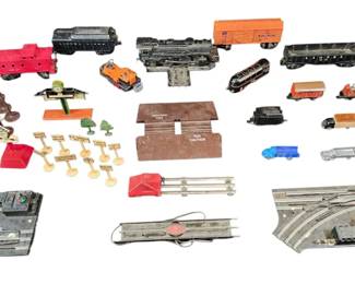 Classic Lionel O27  Vintage Mrklin Collection  Locomotives, Tinplate Cars, Sign  Accessories