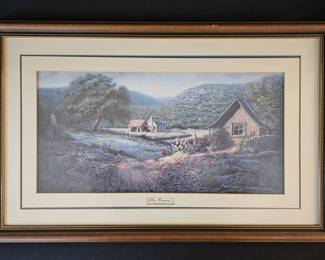 Bluebonnets Blue Harmony by Dennis Schmidt Signed  Numbered Print