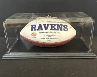 Baltimore Ravens MultiSigned Football COA