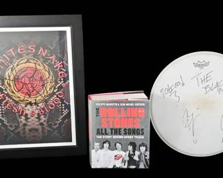 Vintage Rock  Modern Music Memorabilia Poison, KISS, Whitesnake, The Black Moods, Rolling Stones