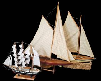 Sailboat Models Classic Intricate Details
