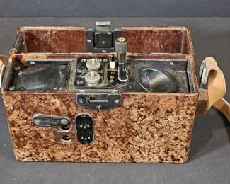 WWII 1941 German Wehrmacht Feldfernsprecher 33 FF33 Field Telephone  PostWar Reissue No Reciever
