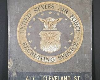 Vintage Air Force Recruiting... HeavyGauge Original Collectible