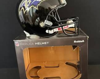 FullSize Replica Ravens Helmet Signed Michael Oher, The Blind Side