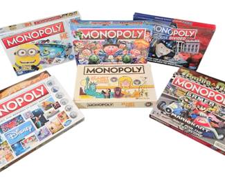 Sealed Monopoly Editions  Pop Culture Themes