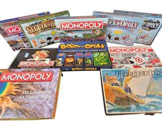 Texas Monopoly Editions  Sealed  Complete With Vintage Board Games