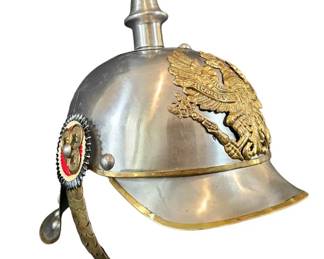 Reproduction Imperial German Prussian Cuirassier Spiked Helmet Pickelhaube Display Prop