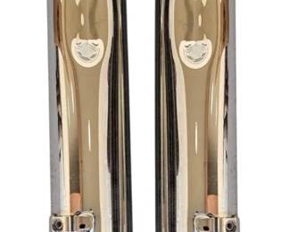 Kuryakyn Crusher Trident 4 SlipOn Mufflers Chrome Harley Touring
