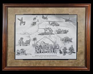 Military  Space Exploration Prints  Frank E. Allen Lithograph  US Space Shuttles