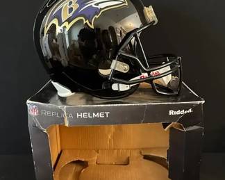 Joe Flacco Signed Baltimore Ravens Full Size Replica Helmet SB... XLVII... MVP... COA
