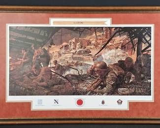 James Dietz We Have Returned Signed Military Art  37th Infantry WWII  COA