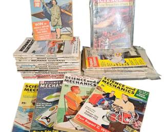 1940s1950s Mechanix illustrated, Popular Science, More