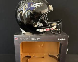 Haloti Ngata Signed Baltimore Ravens FullSize Riddell Replica Helmet w Inscriptions  COA 